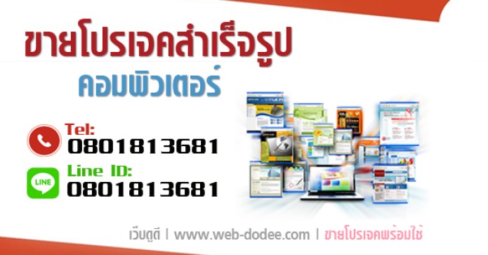 โปรเจคจบคอมพิวเตอร์ | ดูแลจนสอบผ่าน